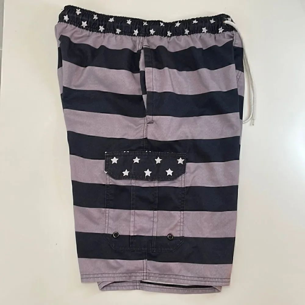 Rugby University board shorts - swim trunks.  Size Medium.  Drawstring waist.